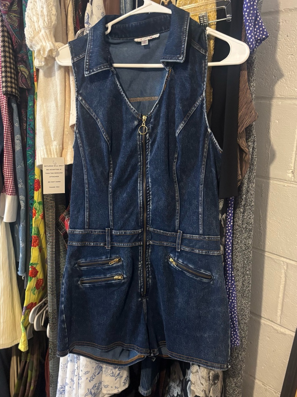 Marilyn Monroe brand denim romper